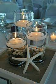 Beach Wedding Beach Wedding Centerpieces Floating Candle Vase Beach Theme Wedding