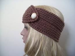 It`s definitely a unisex pattern so why not make one for every family member in their favorite colors. Free Crochet Pattern Easy And Pretty Headband With Button Jenn Likes Yarn Crochet Ear Warmer Crochet Headband Pattern Free Crochet Headband Pattern