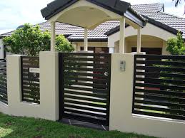 Pedestrian Gate With Roofing Brisbane Automatic Gate Systems Fence Design Door Gate Design Modern Fence Design