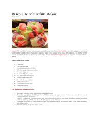 Resep bolu kukus mekar yang lezat dan nikmat. Resep Kue Bolu Kukus Mekar