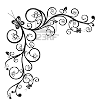 Cool Black And White Drawings Frame Clip Art Black And White Heart Border Clipart Black And White Simple Flower Drawing Simple Flower Design Flower Drawing