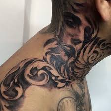 From full pieces to small quote tattoos, men are getting plenty of tattoos of tattoos on their necks. Neck Tattoo Designs For Men Entertainmentmesh