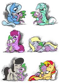 857828 Artist Epulson Berry Punch Berryshine Berryspike Derpy Hooves Derpyspike Hug Ki My Little Pony Comic My Little Pony Cartoon Mlp My Little Pony