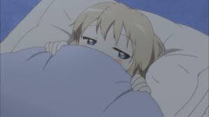 Anime characters sleeping on gifs. Tfw You Can T Sleep At Night Cant Sleep At Night Yuru Yuri Anime