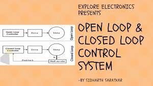 Open Loop Closed Loop Control System Examples Tutorial Advantages Disadvantages Youtube