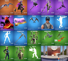 Our fortnite item shop post has a full look at all of the current skins, pickaxes, gliders, and other items that you can purchase right now! What Is In The Fortnite Item Shop Today Tempest Is Back On May 7 Millenium