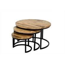 Coffee table with a candelabrum. Coffee Table Set Of 3 Industrial Vintage Design Buy Set Of 3 Industrial Vintage Design Coffee Table