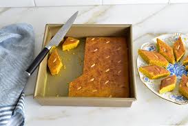 Lebanese Sfouf Cake Rose Water Orange Blossoms Recipe Recipes Food Tasting Food