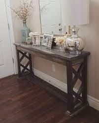 Rustic Farmhouse Entryway Table Sofa Table Buffet Table Console Table Farmhouse Table Home Decor Furniture Interior