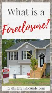 What Is A Foreclosure Real Estate Info Guide Foreclosures Real Estate Home Buying