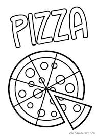 Get hold of these coloring sheets that are full of pictures and involve your kid in painting them. Pizza Coloring Pages Printable Coloring4free Coloring4free Com