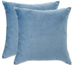 Sure Fit Plush Comfort 2 18 X 18 Decorative Pillows Qvc Com Decorative Pillows Pillows Sure Fit