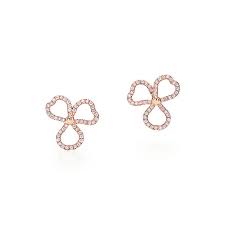 Whatever you're shopping for, we've got it. Tiffany Paper Flowers Ohrringe Mit Offener Diamantblute In 18 Karat Rosegold Tiffany Co