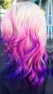 Blonde on top an purple underneath. Chockissima La Barre De Chocolat Qui Colore Vos Cheveux Purple Ombre Hair Hair Color Crazy Ombre Hair Color