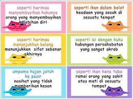 3.air dicencang tak akan putus. Peribahasa Malay Igcse 0546 Facebook