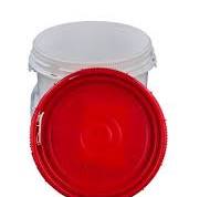 LIFE LATCH® NEW GENERATION 1.25 GALLON PLASTIC PAIL WITH RED ...