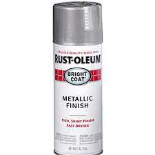 Rust Oleum 7715830 Metallic Spray Paint Aluminum Metallic 11 Oz Walmart Com Walmart Com