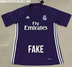 La segunda equipación del real madrid presenta colores inspirados en la atmósfera eléctrica de una noche de fútbol en el santiago bernabéu. Real Madrid 2016 17 Away Kit Leaked Footy Headlines