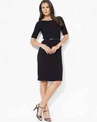 Ralph Lauren Elbow Sleeve Boatneck Dress Editorial The Work Shop Suits Suit Separates Bloomingdale S Boat Neck Dress Dresses Simple Black Dress