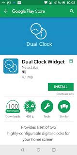 Nov 19, 2016 · the description of ⏰dual clock widget app. Dual Clock Widget Oneplus Community