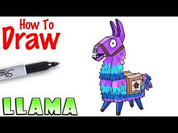 2 How To Draw The Llama Fortnite Youtube Easy Drawings Llama Drawing Drawings