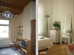 Ein schlafzimmer makeover im glam maritimen style. Vorher Nachher Schlafzimmerecke