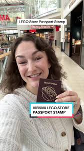 i ❤️ vienna!! come with me to get a new lego store passport stamp 🤩 #lego  #legostore #vienna #austria #passport #legopassport