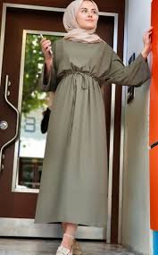 Olive Green Separator Olive Green Basortusu Modasi Islami Moda Kiyafet