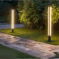 European Style Modern Simple Landscape Park Pillar Shaped High Pole Led Outdoor Street Lamp G I002