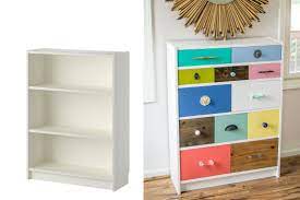 Remember when i did the one room challenge and ikea hacked the black and white striped dresser? 18 Ingenious Ikea Billy Bookcase Hacks