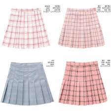 Black And White Plaid Pleated Mini Skirt Pin On My Polyvore Finds
