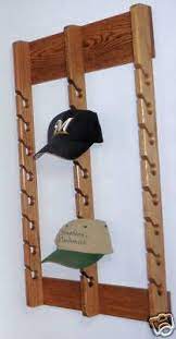 Hand Crafted Triple Oak Baseball Cap Rack For 24 Caps Kapstok Plantenhanger Pet
