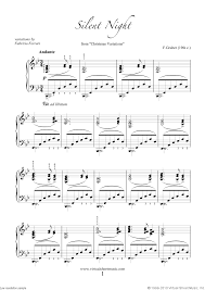 Compositions for different skill levels. Gruber Advanced Silent Night Free Pdf Sheet Music File For Piano Solo Piano Sheet Music Piano Sheet Music Free Silent Night Sheet Music