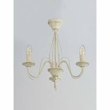 Industrial style reclamation cream ceiling pendant light braided cable. Cream Chandelier Light 6 75 Dealsan