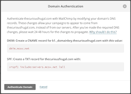 Authenticate Your Domain With Mailchimp For Professional Looking Newsletters The Curious Frugal