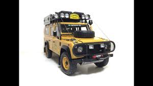 The almost real land rover defender camel trophy edition makes us live vicariously through the daredevil attempts of those that mastered all manner of. 1 18 Almost Real Land Rover Defender 110 Camel Trophy Edition 810305 Youtube