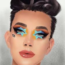 Rideau de douche for Sale avec l'œuvre « Art de James Charles » de  l'artiste Katieballyn01