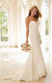 Stella York 6236 Custom Dream Gowns Wedding Dresses Bridal Gowns Fit And Flare Wedding Dress Wedding Dresses Satin Fitted Wedding Dress
