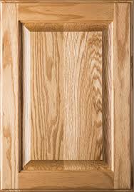 square raised panel red oak cabinet