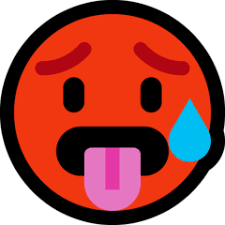 Hot Face Emoji Meaning Copy Paste