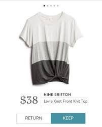 Nine britton levie sleeveless knot front knit top $32. Pin By Samantha Panter On Stitch Fix Wish List Fashion Stitch Fix Style