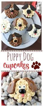 Cute Puppy Cupcakes Recipe Dog Cupcakes Puppy Birthday Cakes Puppy Cake