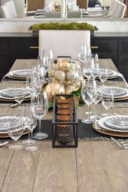 Style your table setting in black and gold! Modern Glam Table Setting In Black And Gold And Silver Home With Holliday