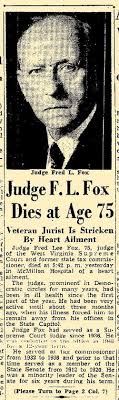 Judge Fred Lee Fox (1876-1952)