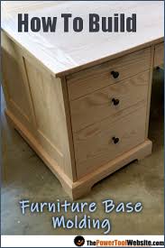Then i turn to the good ol' internet to see if there are already some free furniture building plans for my projects. Furniture Base Molding A Complete Build And Installation Process