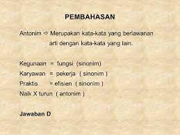 We did not find results for: Bahasa Indonesia Sinonim Dan Antonim Ppt Download