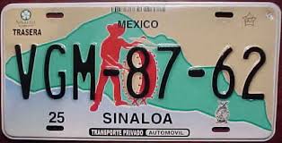 Sinaloa License Plate Image The Plate Hut In 2020 License Plate Sinaloa Car Plates