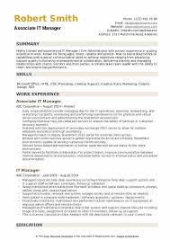 There are certain best practices for example, you should make sure your information technology resume is formatted proper and. It Manager Resume Samples Qwikresume