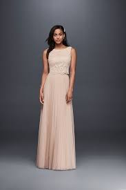 Lace And Mesh Two Piece Wedding Dress David S Bridal Two Piece Wedding Dress Davids Bridal Wedding Dresses Wedding Dress Champagne