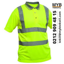 Ikaz Is Tisortu Reflektorlu Sari 2020 Sari Tisort Polo